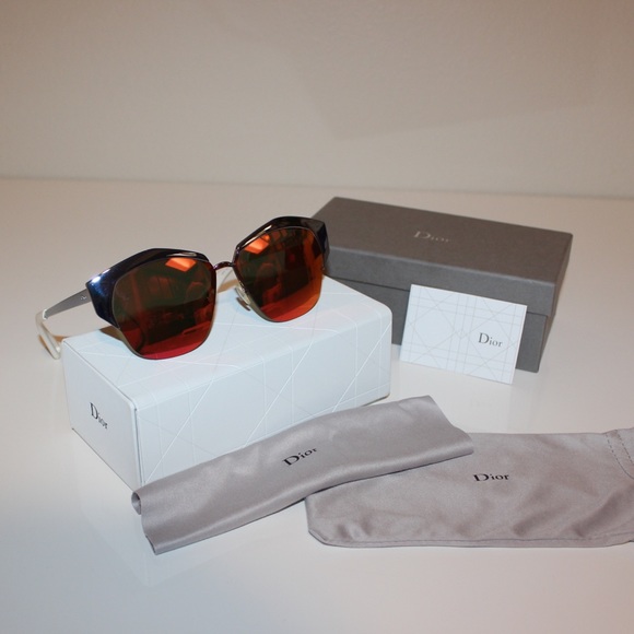 Authentic Dior Palladium Mirrored Sunglasses - Picture 2 of 5